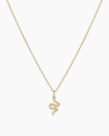 Diamond Snake Necklace