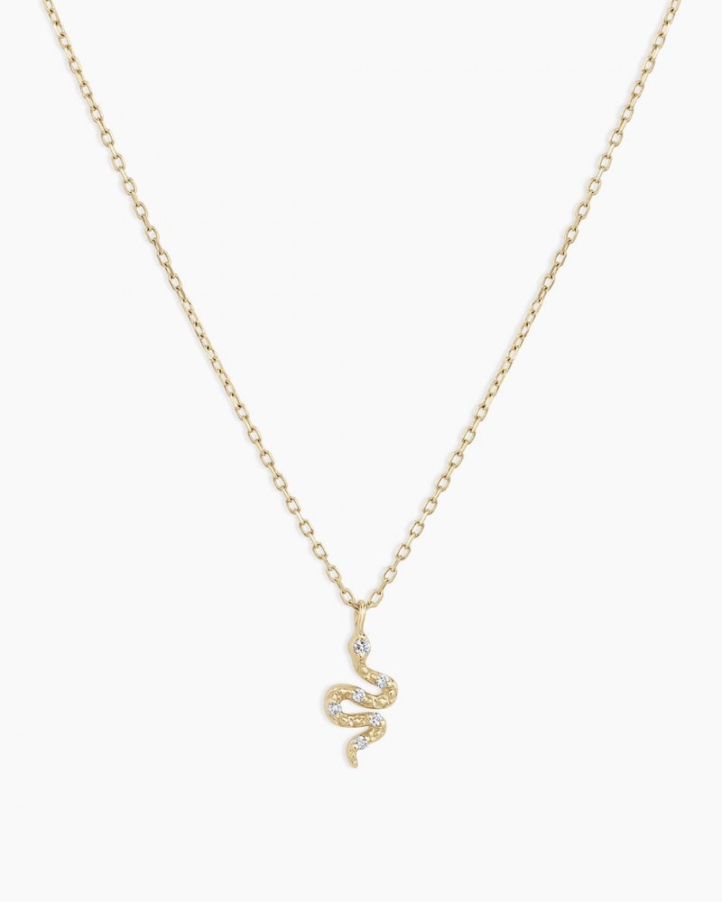 Diamond Snake Necklace