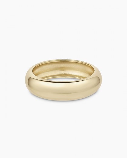 Gold Lou Helium Statement Ring